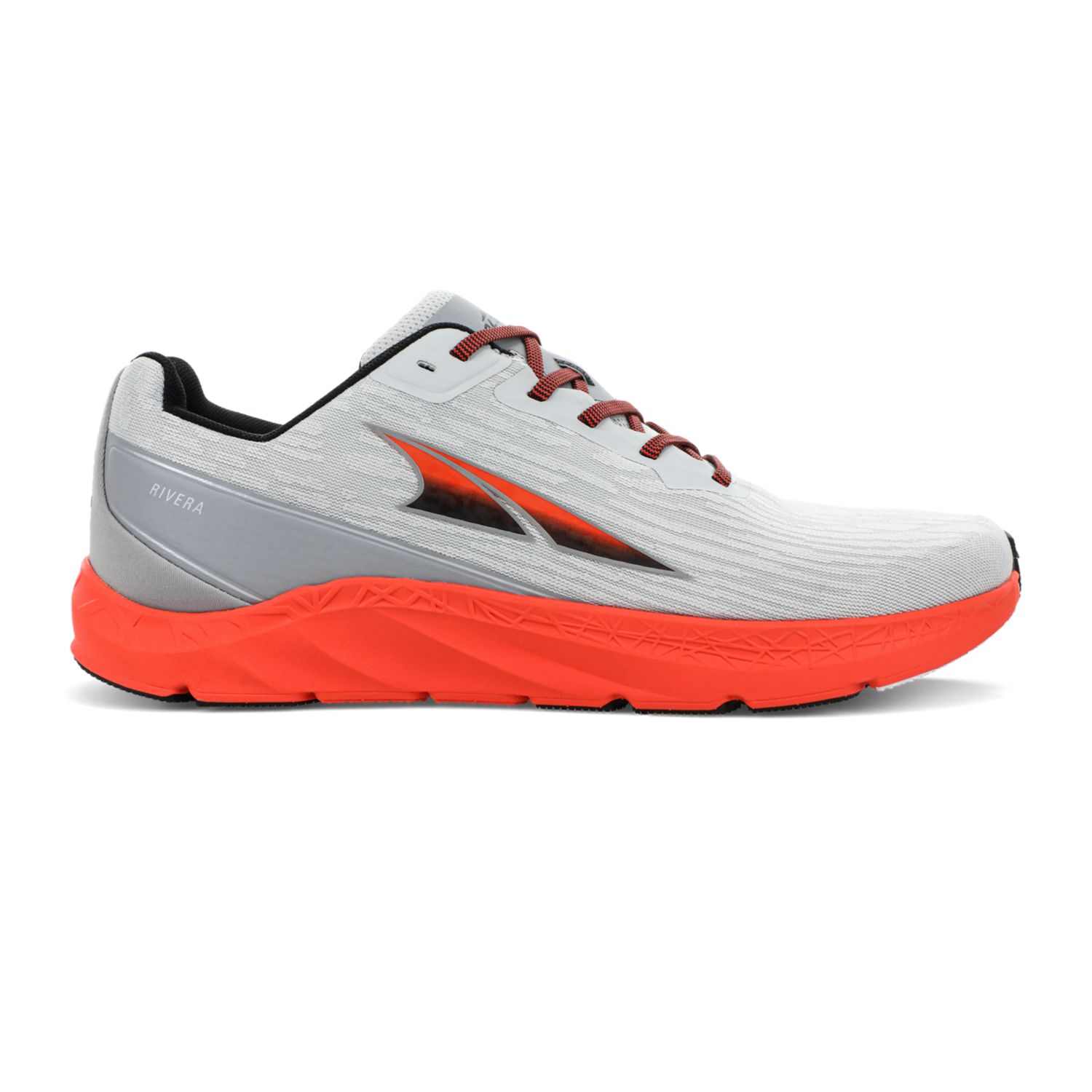 Altra Mens Rivera Road Running Shoes Grey/Orange | WVOF-51637